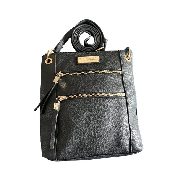 Jones new york signature Functional Multi Pocket Crossbody Bag Messenger Shoulde - Picture 1 of 4